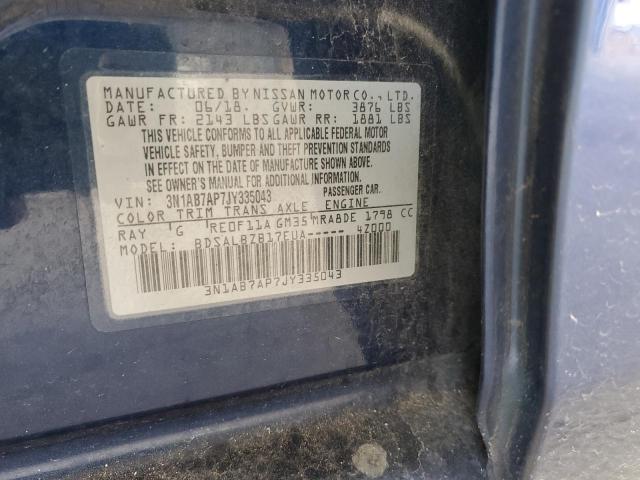 Photo 11 VIN: 3N1AB7AP7JY335043 - NISSAN SENTRA 