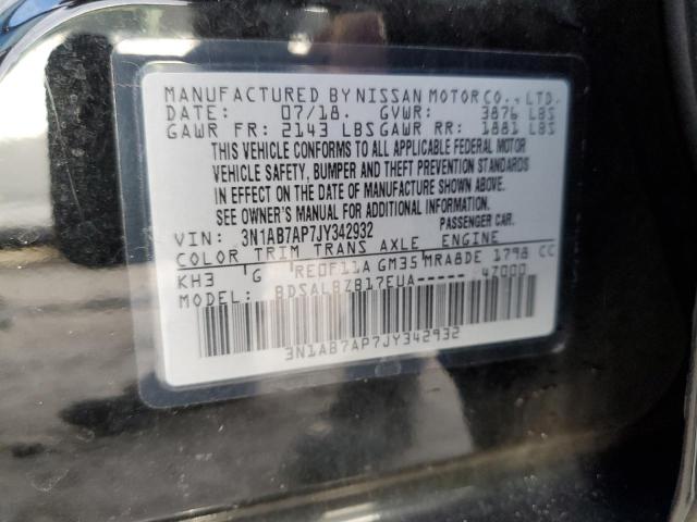 Photo 11 VIN: 3N1AB7AP7JY342932 - NISSAN SENTRA 