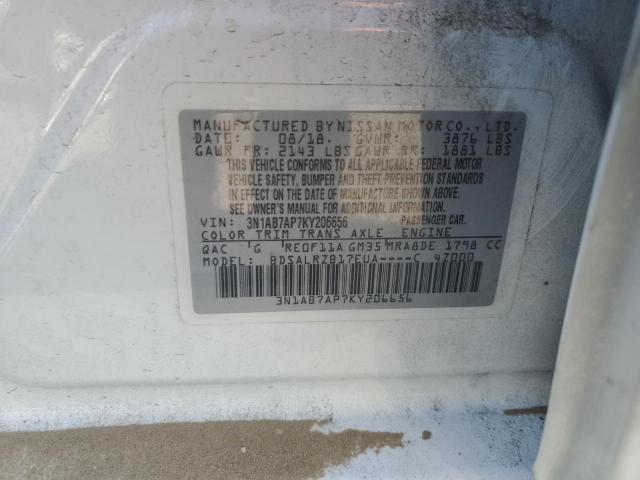 Photo 11 VIN: 3N1AB7AP7KY206656 - NISSAN SENTRA S 