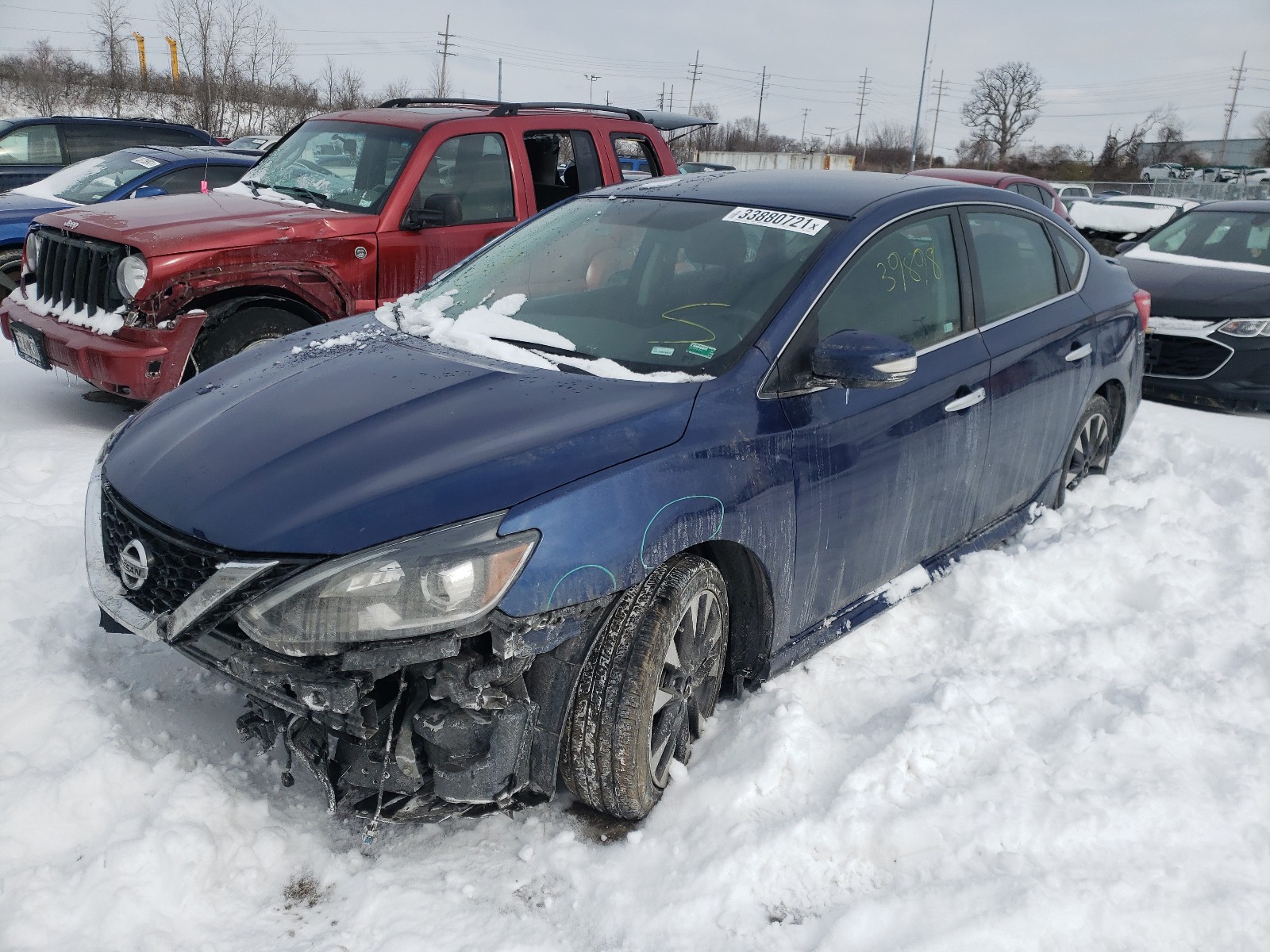 Photo 1 VIN: 3N1AB7AP7KY215325 - NISSAN SENTRA S 