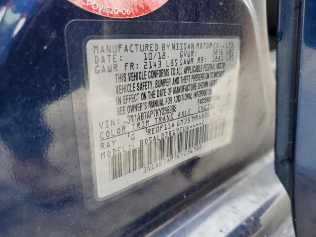 Photo 12 VIN: 3N1AB7AP7KY256988 - NISSAN SENTRA 