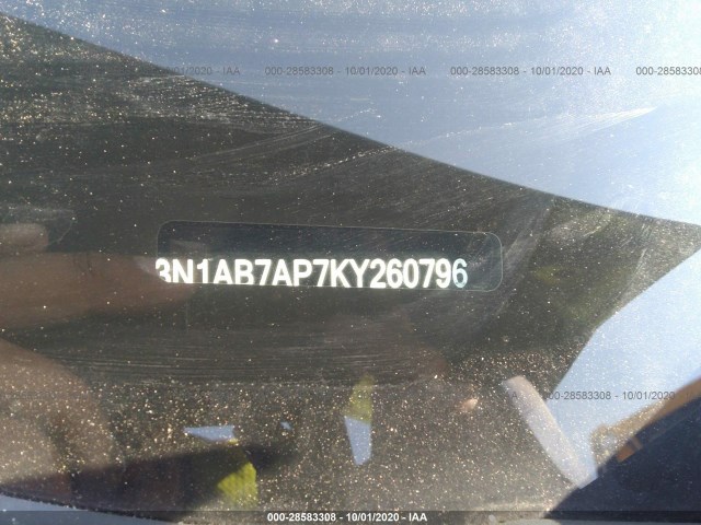 Photo 8 VIN: 3N1AB7AP7KY260796 - NISSAN SENTRA 