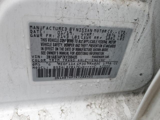 Photo 11 VIN: 3N1AB7AP7KY288405 - NISSAN SENTRA S 