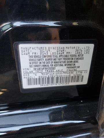 Photo 11 VIN: 3N1AB7AP7KY292583 - NISSAN SENTRA 