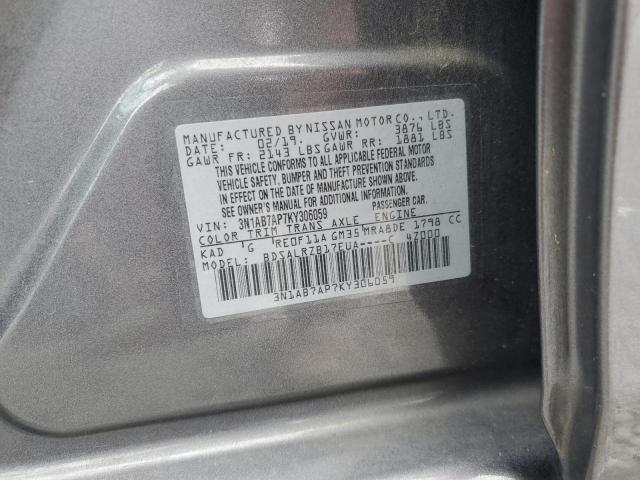 Photo 11 VIN: 3N1AB7AP7KY306059 - NISSAN SENTRA 