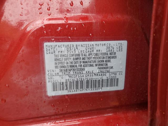 Photo 11 VIN: 3N1AB7AP7KY333049 - NISSAN SENTRA 