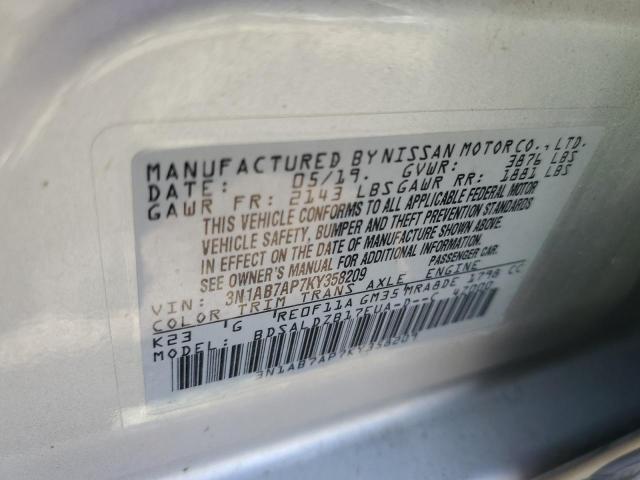 Photo 9 VIN: 3N1AB7AP7KY358209 - NISSAN SENTRA S 