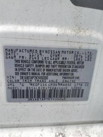 Photo 12 VIN: 3N1AB7AP7KY450260 - NISSAN SENTRA 