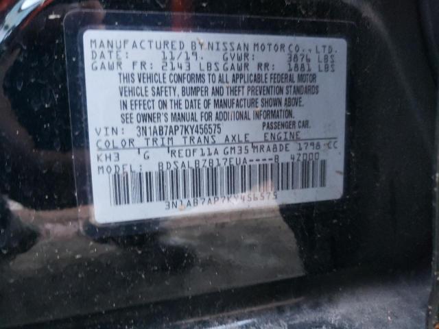 Photo 11 VIN: 3N1AB7AP7KY456575 - NISSAN SENTRA 