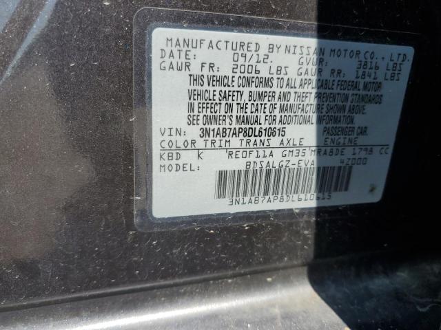 Photo 11 VIN: 3N1AB7AP8DL610615 - NISSAN SENTRA 