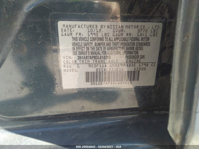 Photo 8 VIN: 3N1AB7AP8DL614213 - NISSAN SENTRA 