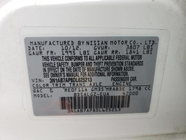 Photo 11 VIN: 3N1AB7AP8DL625213 - NISSAN SENTRA S 