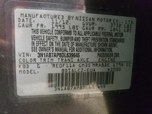 Photo 11 VIN: 3N1AB7AP8DL639645 - NISSAN SENTRA 