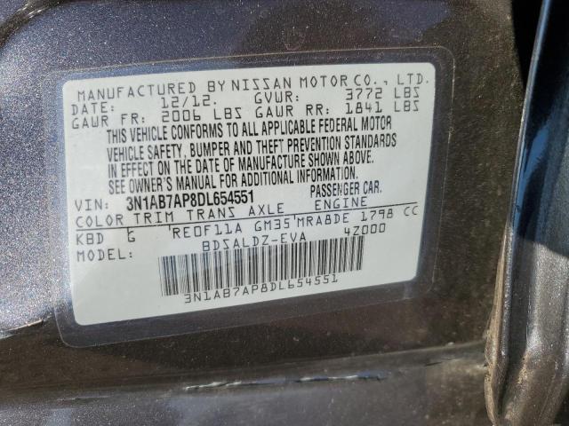 Photo 11 VIN: 3N1AB7AP8DL654551 - NISSAN SENTRA 