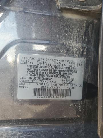 Photo 11 VIN: 3N1AB7AP8DL665372 - NISSAN SENTRA S 