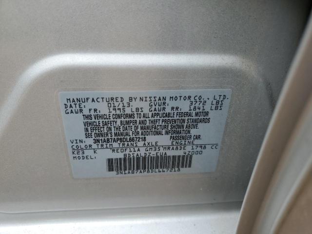 Photo 9 VIN: 3N1AB7AP8DL667218 - NISSAN SENTRA S 