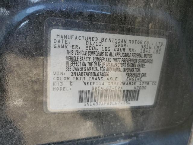 Photo 11 VIN: 3N1AB7AP8DL674556 - NISSAN SENTRA S 