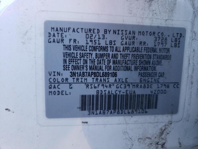 Photo 12 VIN: 3N1AB7AP8DL689106 - NISSAN SENTRA S 