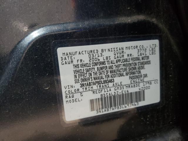 Photo 9 VIN: 3N1AB7AP8DL693463 - NISSAN SENTRA S 