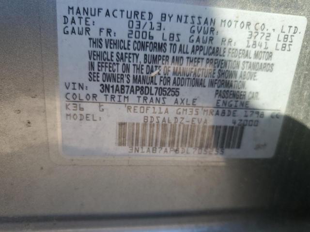 Photo 12 VIN: 3N1AB7AP8DL705255 - NISSAN SENTRA 