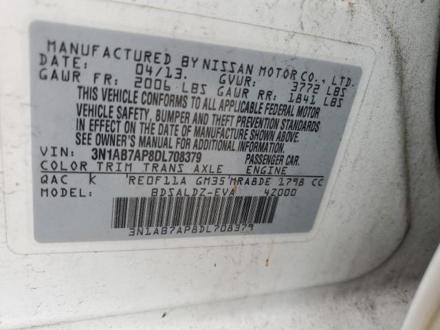 Photo 11 VIN: 3N1AB7AP8DL708379 - NISSAN SENTRA 