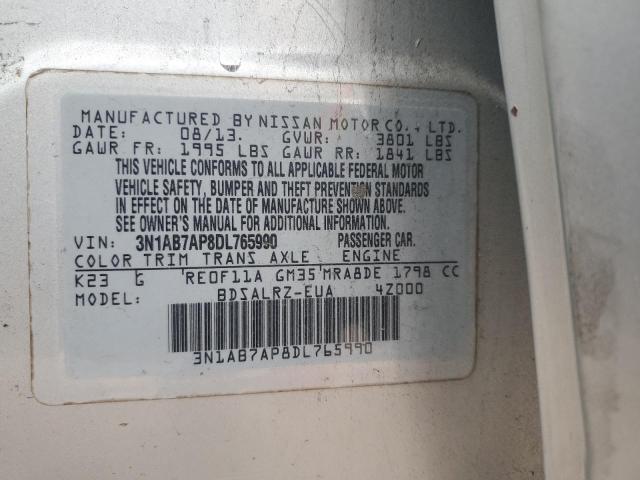 Photo 11 VIN: 3N1AB7AP8DL765990 - NISSAN SENTRA S 