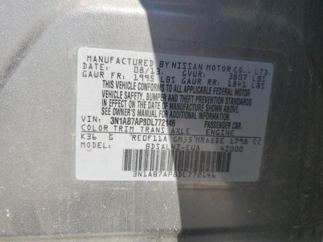 Photo 11 VIN: 3N1AB7AP8DL772146 - NISSAN SENTRA 