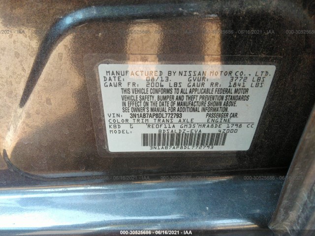 Photo 8 VIN: 3N1AB7AP8DL772793 - NISSAN SENTRA 