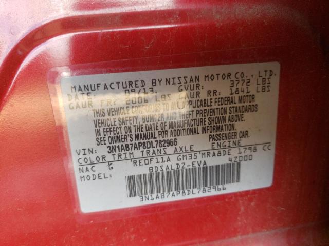 Photo 9 VIN: 3N1AB7AP8DL782966 - NISSAN SENTRA S 