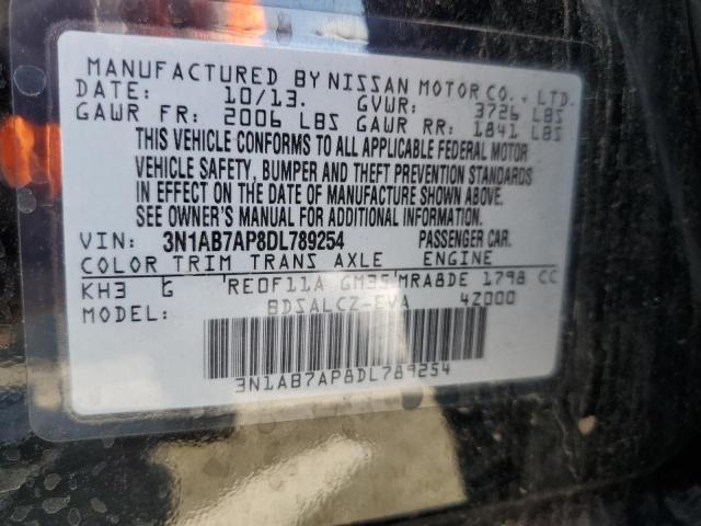 Photo 11 VIN: 3N1AB7AP8DL789254 - NISSAN SENTRA S 