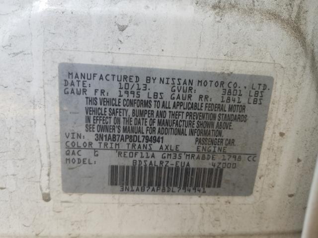 Photo 9 VIN: 3N1AB7AP8DL794941 - NISSAN SENTRA S 