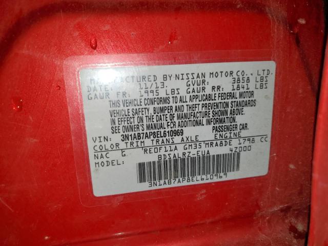 Photo 11 VIN: 3N1AB7AP8EL610969 - NISSAN SENTRA 