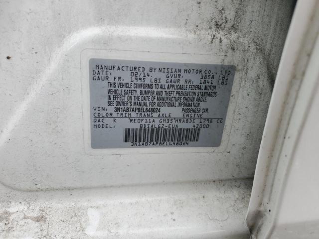 Photo 11 VIN: 3N1AB7AP8EL648024 - NISSAN SENTRA S 