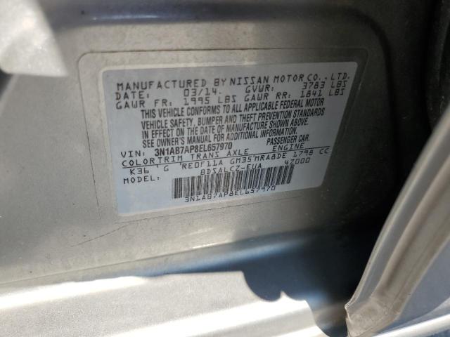 Photo 11 VIN: 3N1AB7AP8EL657970 - NISSAN SENTRA 