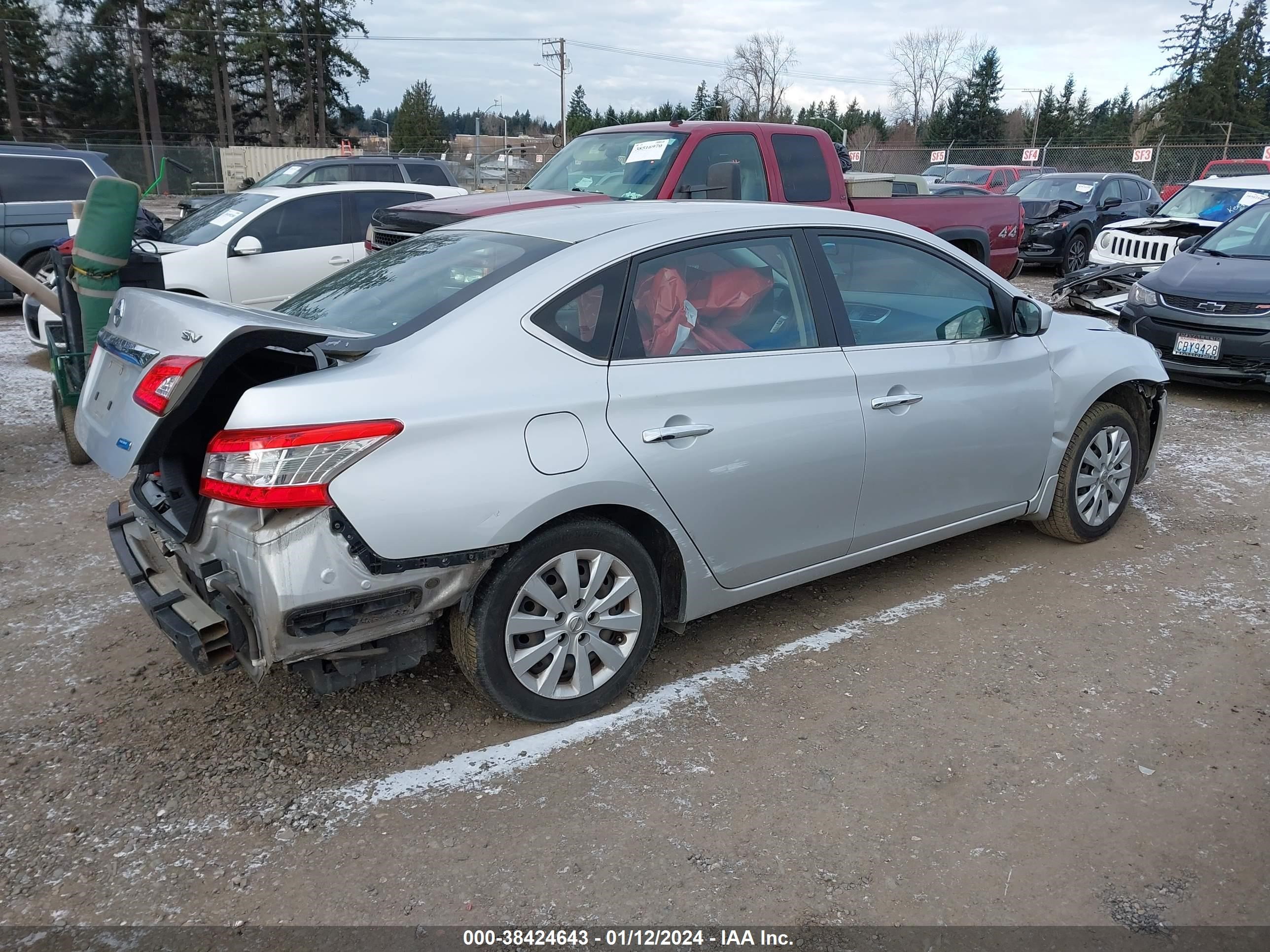 Photo 3 VIN: 3N1AB7AP8EL671125 - NISSAN SENTRA 