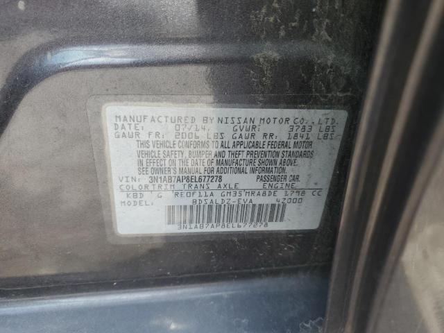 Photo 11 VIN: 3N1AB7AP8EL677278 - NISSAN SENTRA S 