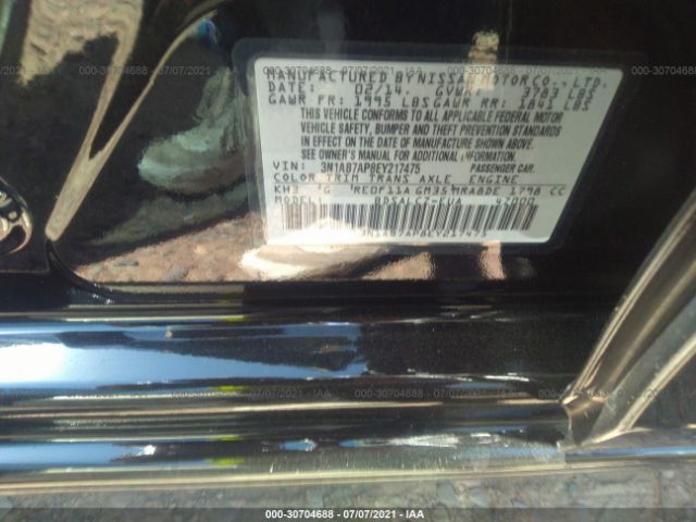 Photo 8 VIN: 3N1AB7AP8EY217475 - NISSAN SENTRA 