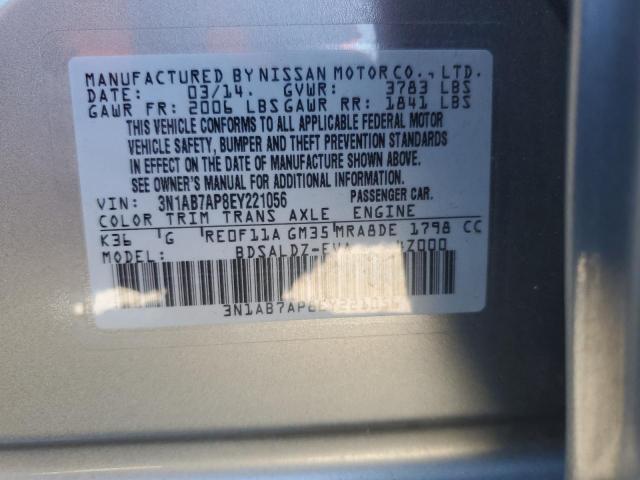 Photo 11 VIN: 3N1AB7AP8EY221056 - NISSAN SENTRA S 