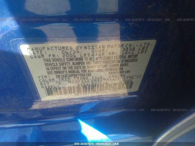 Photo 8 VIN: 3N1AB7AP8EY264196 - NISSAN SENTRA 