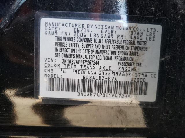 Photo 11 VIN: 3N1AB7AP8EY267244 - NISSAN SENTRA 