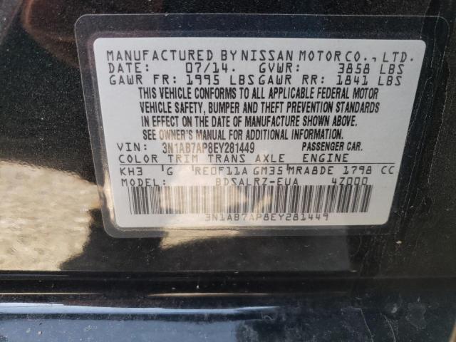 Photo 11 VIN: 3N1AB7AP8EY281449 - NISSAN SENTRA 