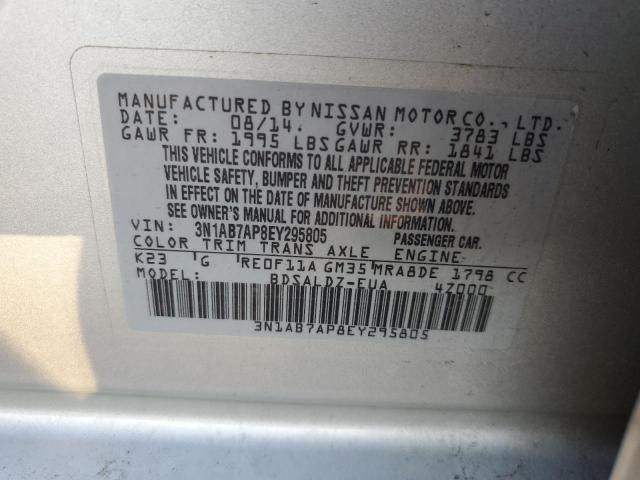 Photo 11 VIN: 3N1AB7AP8EY295805 - NISSAN SENTRA 