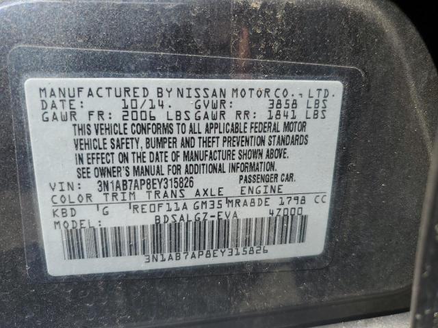 Photo 11 VIN: 3N1AB7AP8EY315826 - NISSAN SENTRA 