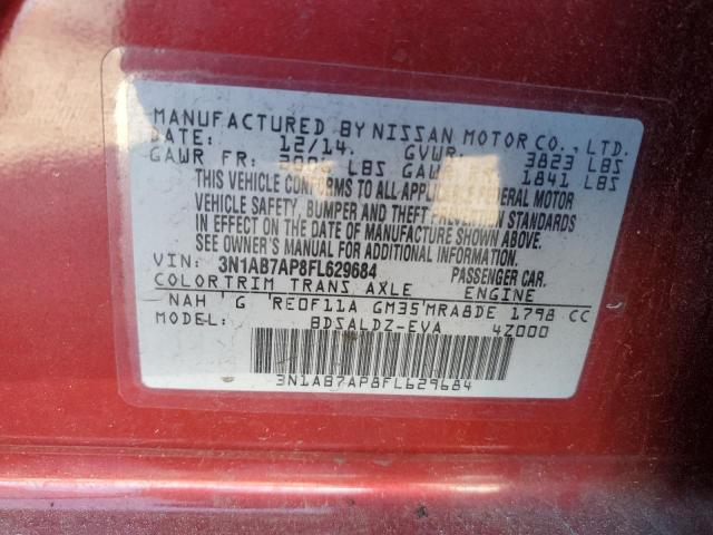 Photo 11 VIN: 3N1AB7AP8FL629684 - NISSAN SENTRA 