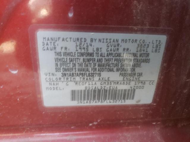 Photo 11 VIN: 3N1AB7AP8FL632715 - NISSAN SENTRA 