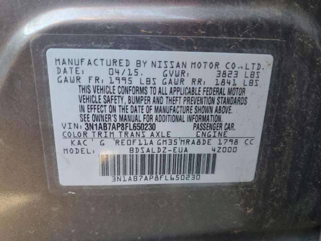 Photo 11 VIN: 3N1AB7AP8FL650230 - NISSAN SENTRA S 