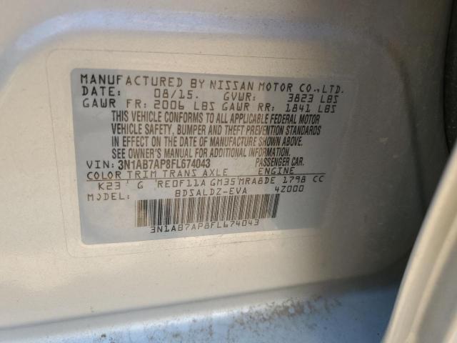 Photo 11 VIN: 3N1AB7AP8FL674043 - NISSAN SENTRA S 