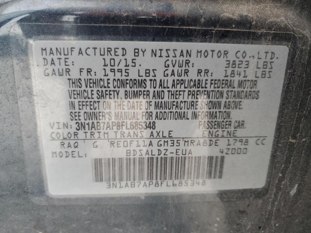 Photo 11 VIN: 3N1AB7AP8FL685348 - NISSAN SENTRA 