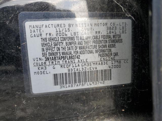 Photo 11 VIN: 3N1AB7AP8FL693742 - NISSAN SENTRA 