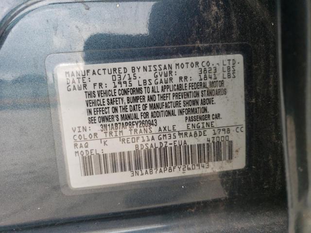 Photo 11 VIN: 3N1AB7AP8FY260943 - NISSAN SENTRA 